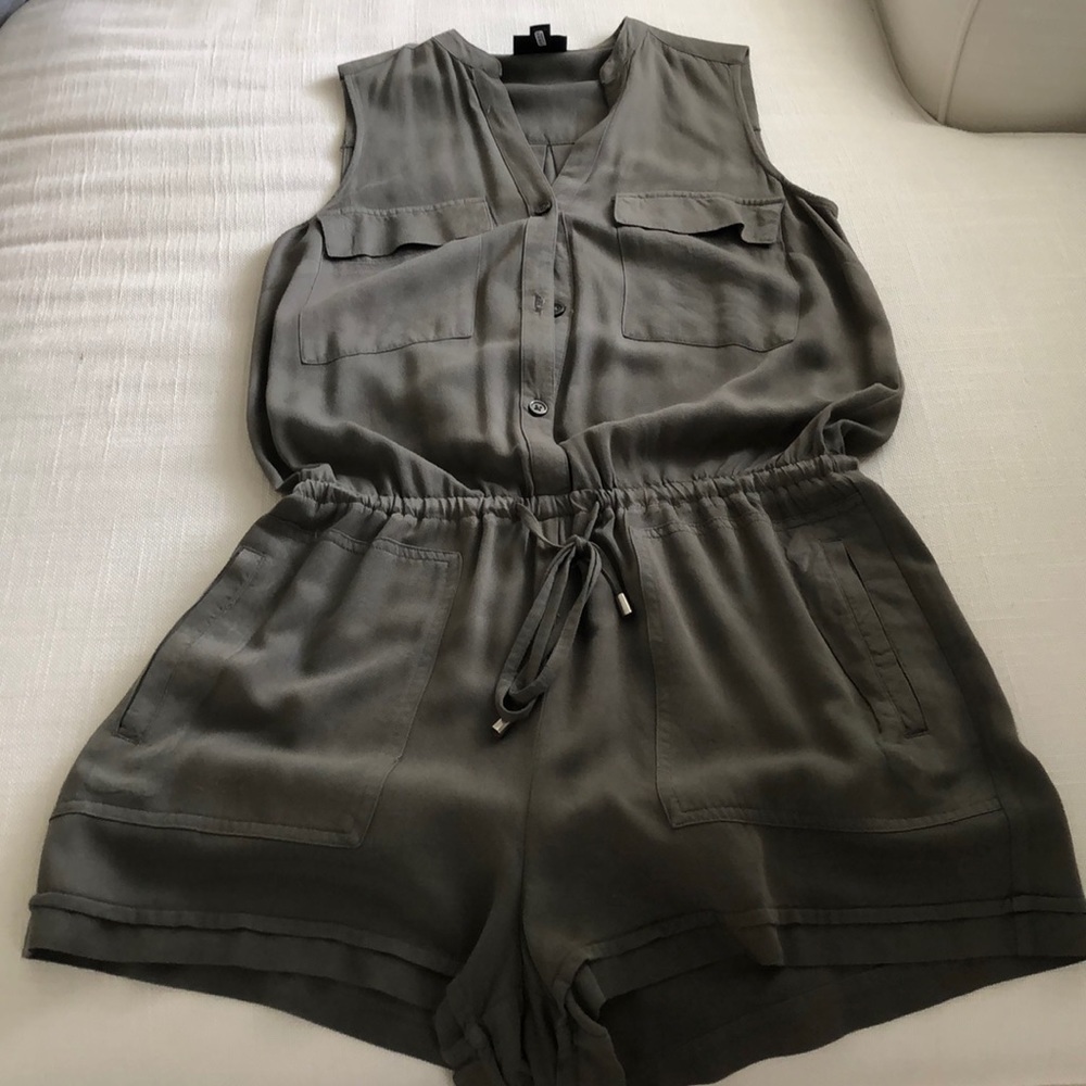 Olive green romper